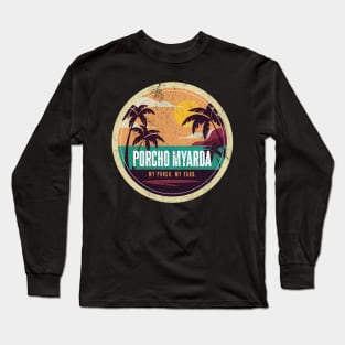 Porcho Myarda Funny Staycation 2020 Vacation Long Sleeve T-Shirt